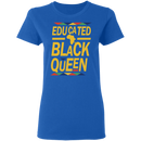 Educated Black Queen Black History Month T-Shirt for Men Women African Pride Shirts