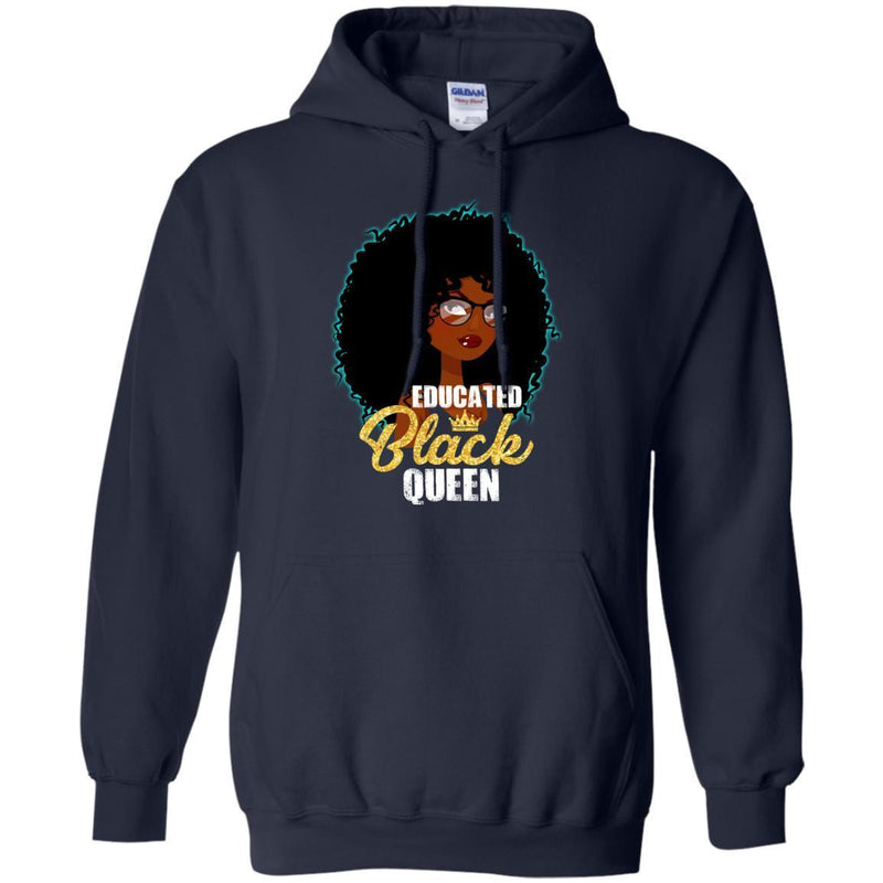 Educated Black Queen T-shirts for Melanin Girls CustomCat