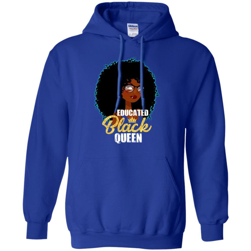 Educated Black Queen T-shirts for Melanin Girls CustomCat