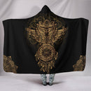Elegant Power Of Native American Owl With Dreamcatcher Hooded Blanket interestprint