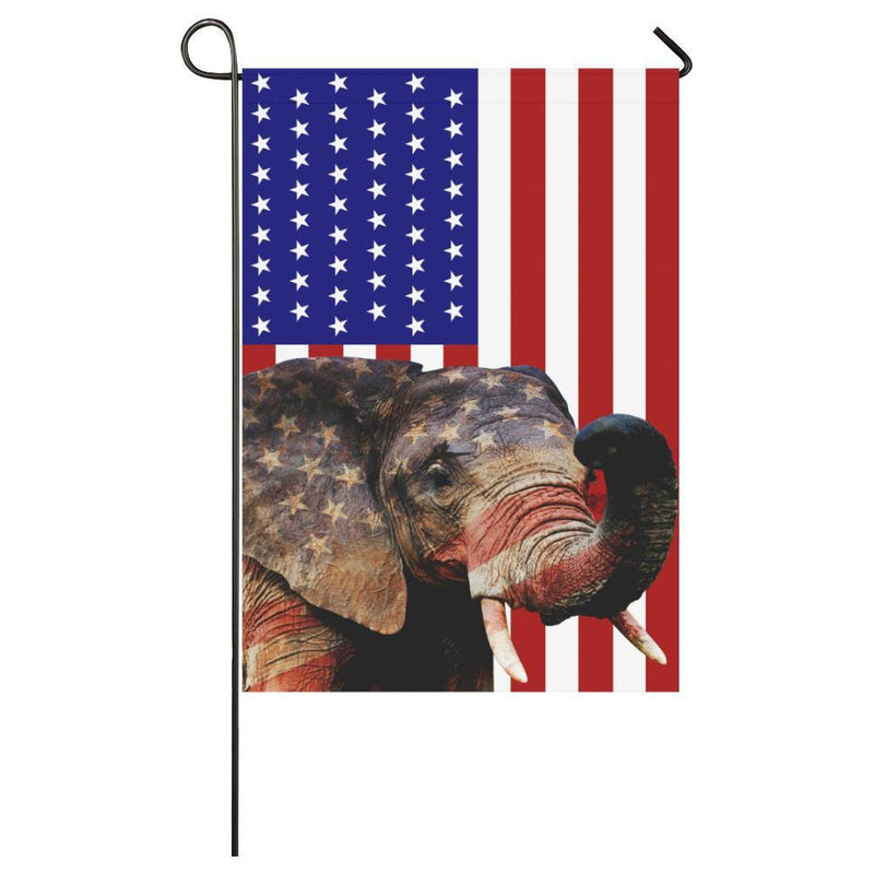 Elephant  American Flag fx interestprint