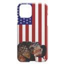 Elephant American Flag iPhone Case teelaunch