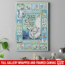 Elephant Canvas - The Sound Of My Heart From The Inside Elephant Family Canvas Wall Art Decor Elephants - CANPO75 - CustomCat