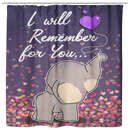 Elephant Shower Curtains I Will Remember For You Elephant For Bathroom Decor