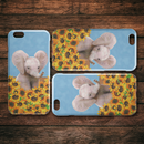 Elephant Sunflower iPhone Case teelaunch