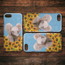 Elephant Sunflower iPhone Case teelaunch