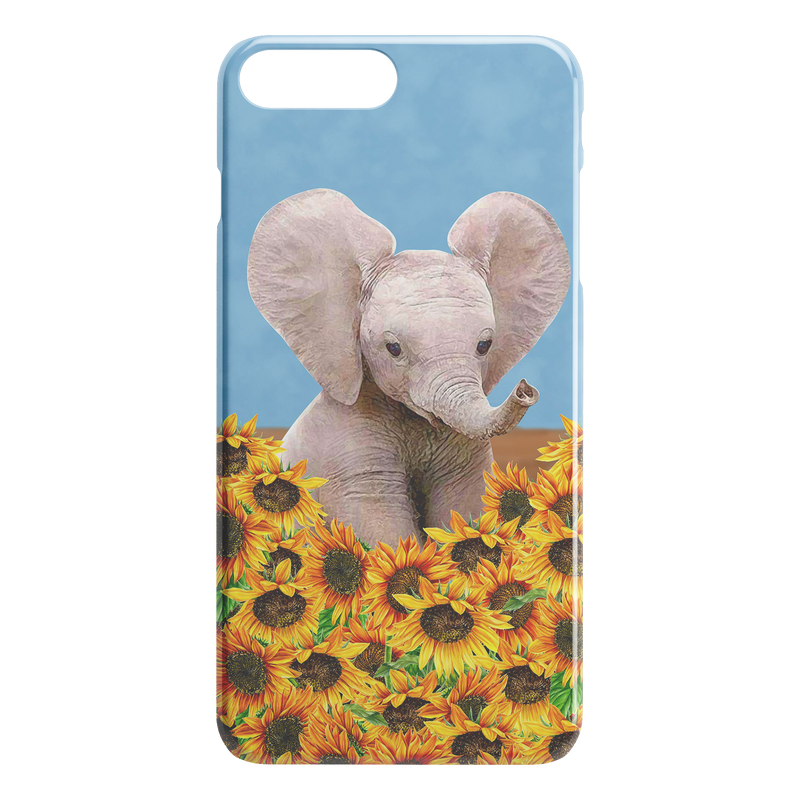 Elephant Sunflower iPhone Case teelaunch