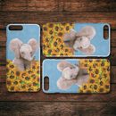 Elephant Sunflower iPhone Case teelaunch