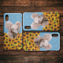 Elephant Sunflower iPhone Case