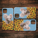 Elephant Sunflower iPhone Case