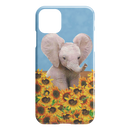 Elephant Sunflower iPhone Case