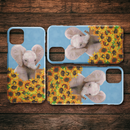 Elephant Sunflower iPhone Case