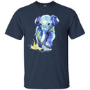 Elephant T-Shirt Baby Elephant Walking On Water Cute Elephant Walk Gift Tee Shirt CustomCat