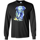 Elephant T-Shirt Baby Elephant Walking On Water Cute Elephant Walk Gift Tee Shirt CustomCat