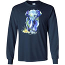 Elephant T-Shirt Baby Elephant Walking On Water Cute Elephant Walk Gift Tee Shirt CustomCat