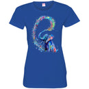 Elephant T-Shirt Colorful Elephant Drawing Hawaiian Expression Tees Colorful Graphic Tee Shirt CustomCat
