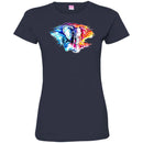 Elephant T-Shirt Colorful Elephant In Wild Hot And Cold Elephant Tee Shirt CustomCat