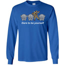 Elephant T-Shirt Dare To Be Yourself Cute Mediocre And Striking Elephant Funny Gift Tee Shirt CustomCat