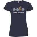 Elephant T-Shirt Dare To Be Yourself Cute Mediocre And Striking Elephant Funny Gift Tee Shirt CustomCat
