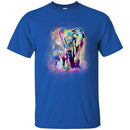 Elephant T-Shirt Elephant And Baby Walking In WIld Father And Son Elephant Cute Tee Shirt CustomCat