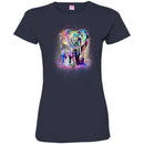 Elephant T-Shirt Elephant And Baby Walking In WIld Father And Son Elephant Cute Tee Shirt CustomCat