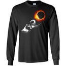 Elephant T-Shirt Elephant Watching Eclipse Moon Over The Sun Dark Night Elephant Gift Tee Shirt CustomCat