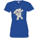 Elephant T-Shirt Funny Dancing Dabbing Elephant With Sunglasses Puzzle Awareness Day Gift Shirts CustomCat