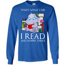 Elephant T-Shirt That's What I Do I Read And I Know Things Cute Baby Elephant Gift Tee Shirt CustomCat