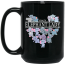 Elephants_11oz - 15oz Black Mug CustomCat