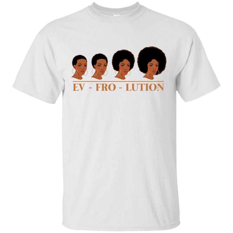 EV FRO LUTION Black Women Melanin Queen T-shirt CustomCat