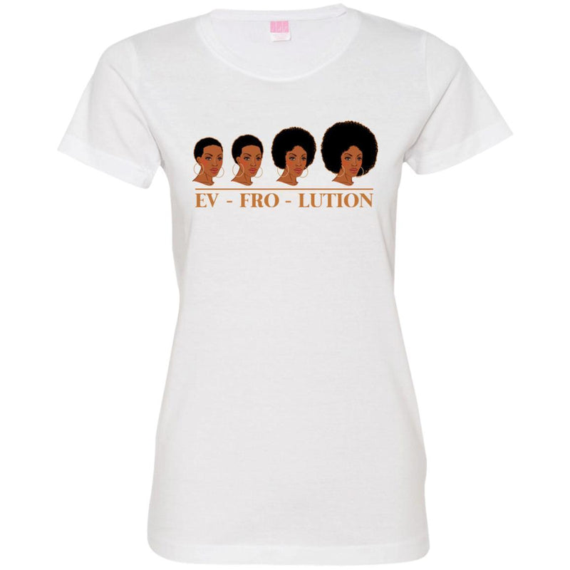 EV FRO LUTION Black Women Melanin Queen T-shirt CustomCat