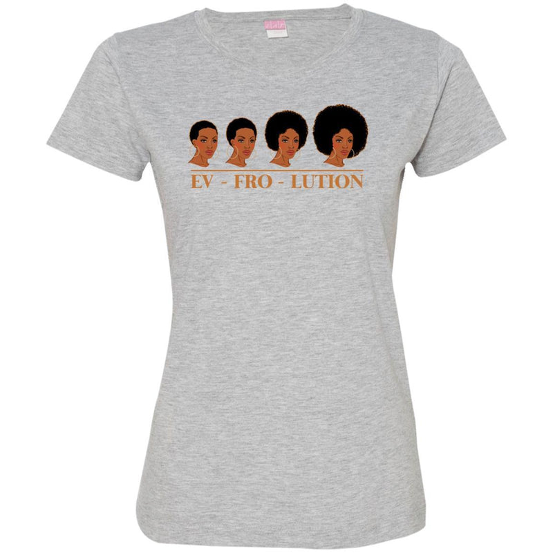 EV FRO LUTION Black Women Melanin Queen T-shirt CustomCat