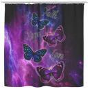 Faith Hope Love 4 Butterflies Shower Curtains For Bathroom Decor