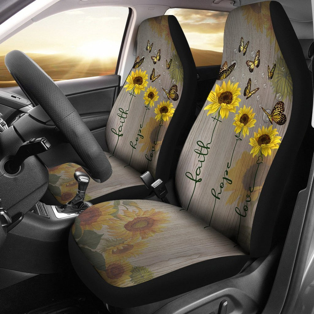 Elephant Sunflower Car Seat, Car Seat on sale Canopy, Seat Cushions, Unique Seat Cover, Aesthetic Seat Cover, Hippie Seat Cover, Flower Seat Cover