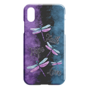 Faith Hope Love Four Dragonflies Purple Black And Blue iPhone Case teelaunch