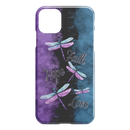 Faith Hope Love Four Dragonflies Purple Black And Blue iPhone Case teelaunch