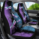 Faith Hope Love Four Dragonflies Purple Blue Car Set Covers (Set Of 2)