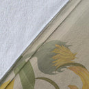 Faith Love Hope Dragonflies Sunflower Fleece Blanket interestprint