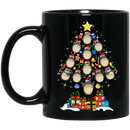 Famous Anime Cartoon Christmas Tree Printed on Mug 11 Oz - 15 Oz CustomCat