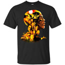 Famous Man in Black T-shirt For Melanin Kings CustomCat