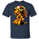 Famous Man in Black T-shirt For Melanin Kings CustomCat