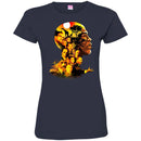 Famous Man in Black T-shirt For Melanin Kings CustomCat