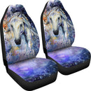 Fantastic Watercolor Horse Painting Car Seat Covers (Set Of 2)