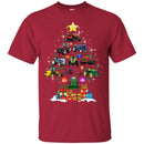 Farm T-Shirt Christmas Tree Farm Agricultural Machinery Farm Vehicles Farmer Gift Shirts CustomCat