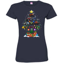 Farm T-Shirt Christmas Tree Farm Agricultural Machinery Farm Vehicles Farmer Gift Shirts CustomCat