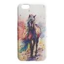 Fascinated Watercolor Runing Horse iPhone Case
