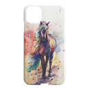 Fascinated Watercolor Runing Horse iPhone Case