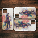 Fascinated Watercolor Runing Horse iPhone Case