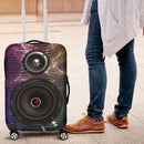 Fashionable Multi Color Pulling Speakers Luggage Cover interestprint