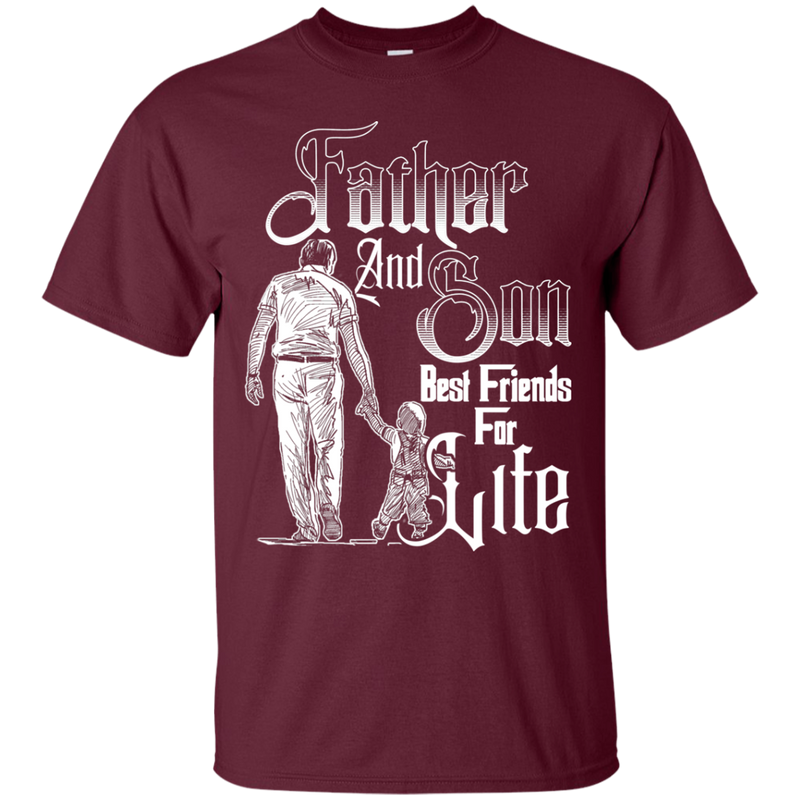 Father and Son Best Friends For Life T-shirt CustomCat